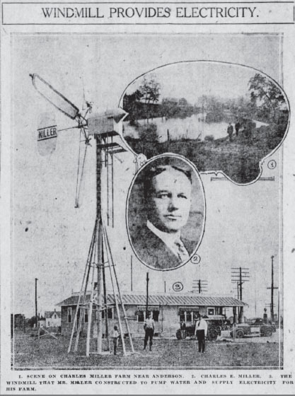 Charles miller four blade wind turbine 1926 jpg