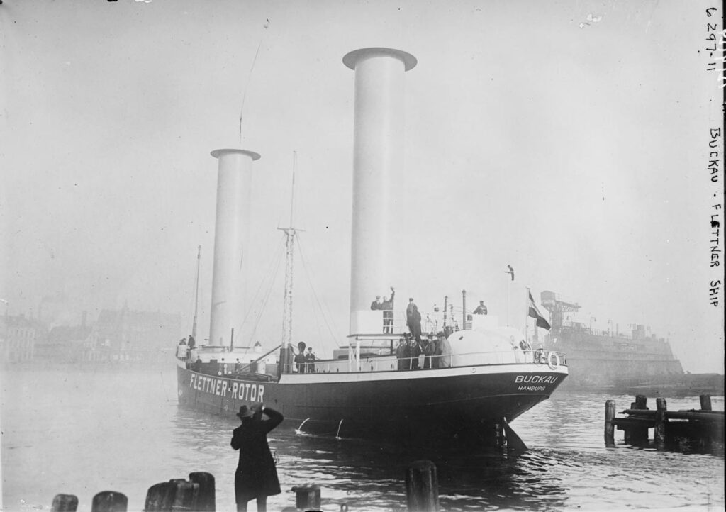 Buckau Flettner Rotor Ship