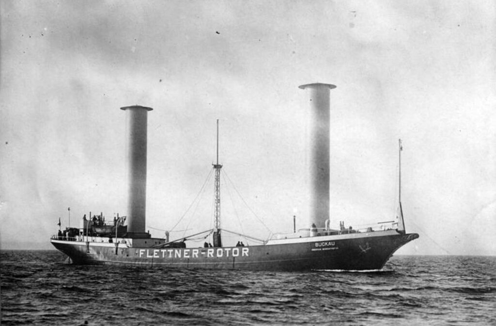 Kiel, Flettner Rotorschiff "buckau"