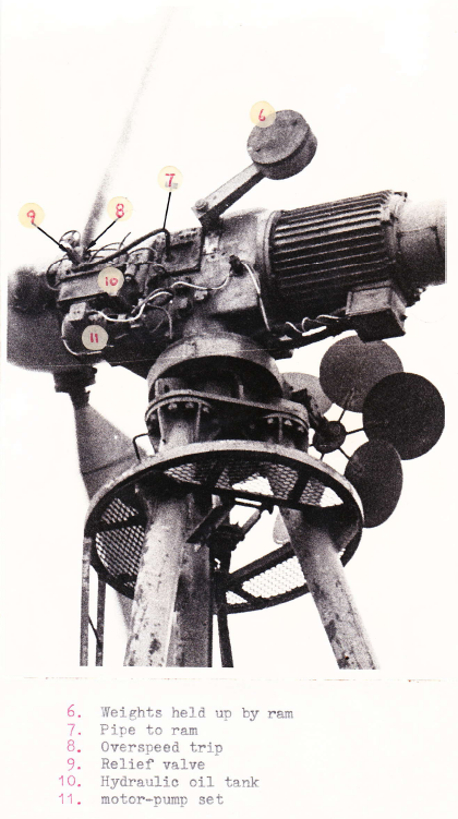 Detail 25 kw dowsett wind turbine by jr wales era photo 19 3 12