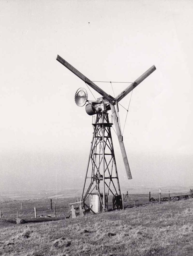 Isle of man wind turbine 1959