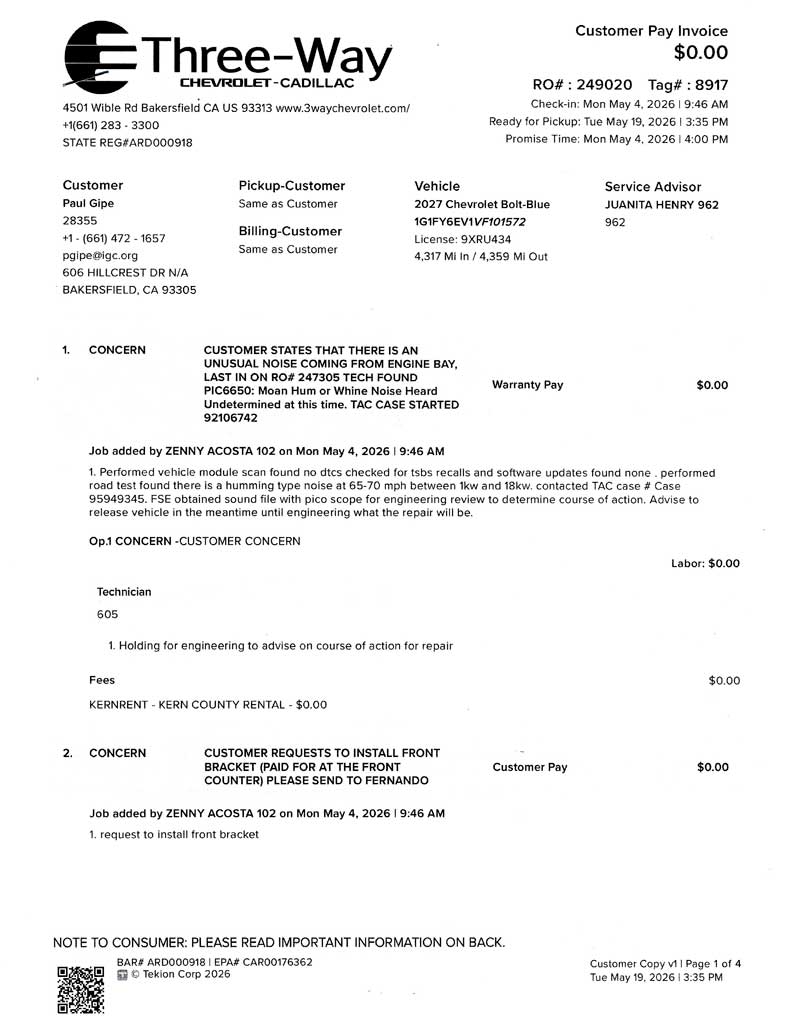 2027-Bolt-Three-Way-Service-Report-20260519-02 2027 bolt three way service report 20260519 02