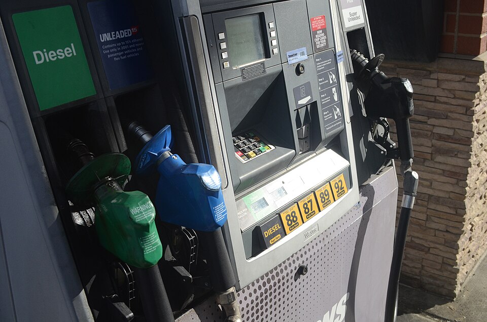A gas pump at a thorntons